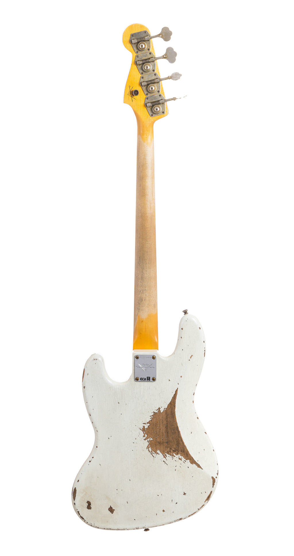 Fender Custom Shop 1961 Jazz Bass Heavy Relic - Aged Olympic White