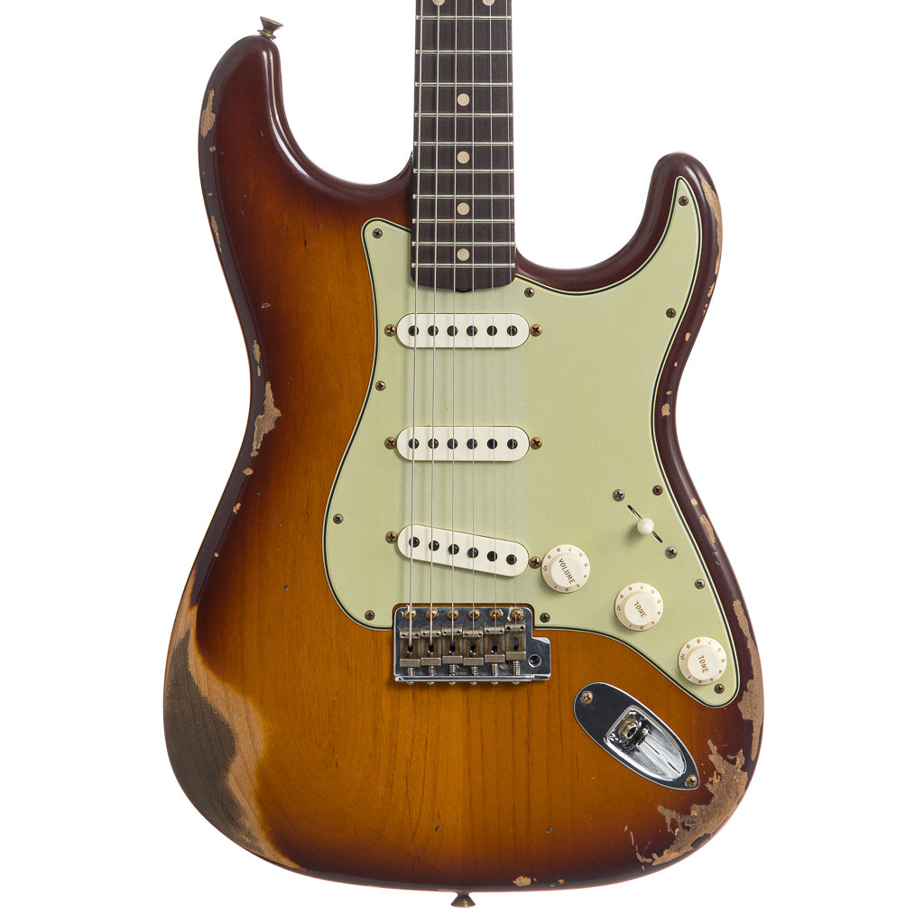 Fender Custom Shop 1960 Stratocaster Heavy Relic, Lark Guitars Custom Run -  Tobacco Sunburst (686)