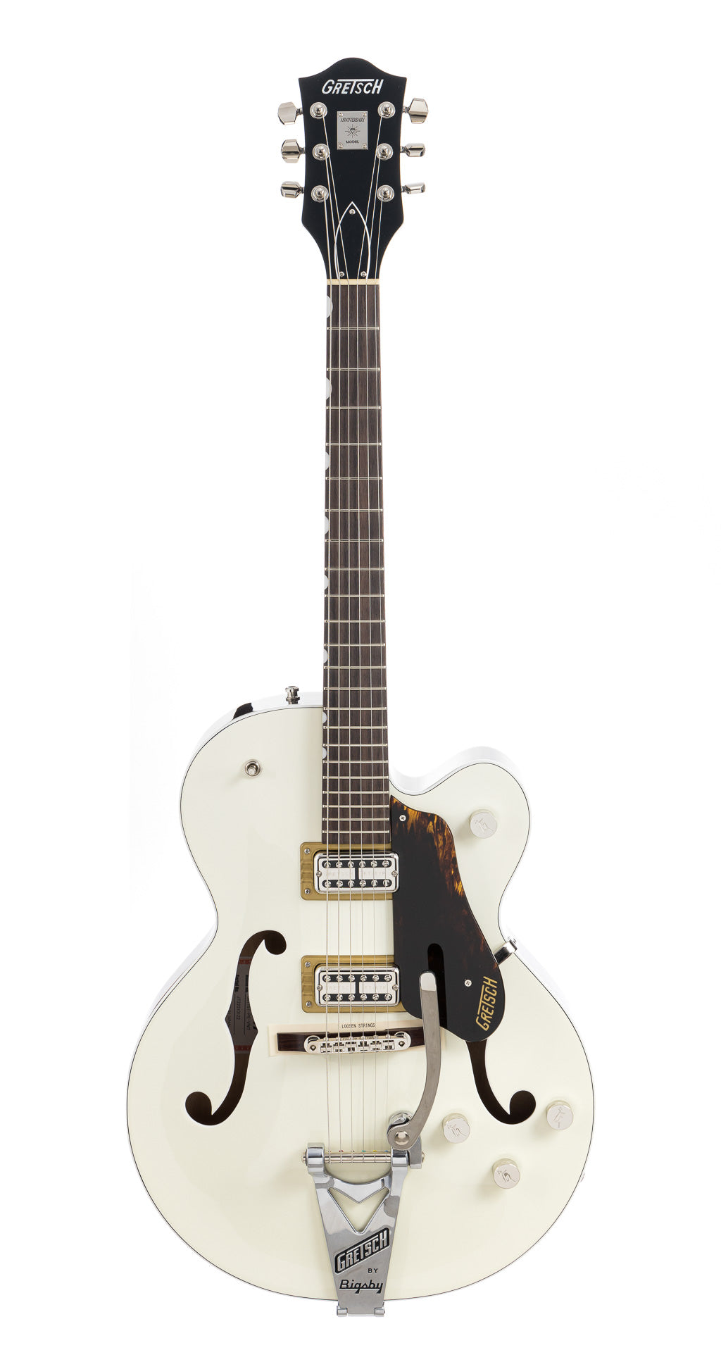 Gretsch G6118T - Players Edition Anniversary - Two-Tone Vintage White/Walnut Stain (122)