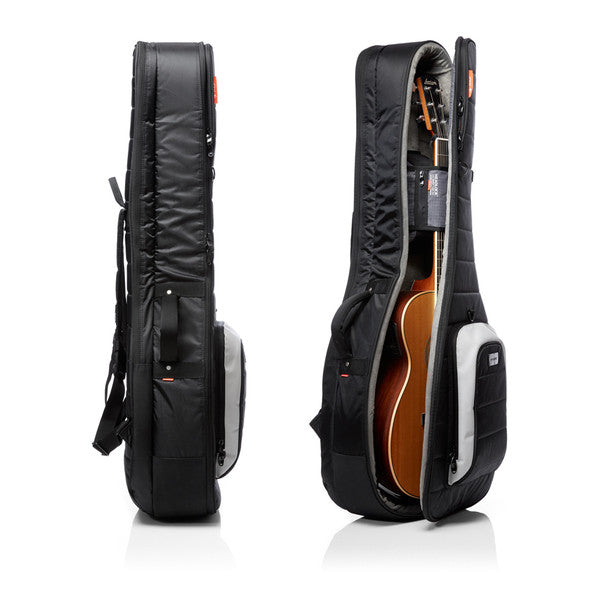 Mono M80 Dual Acoustic + Electric Guitar Hybrid Case - Jet Black - M80-2A-BLK - Available at Lark Guitars