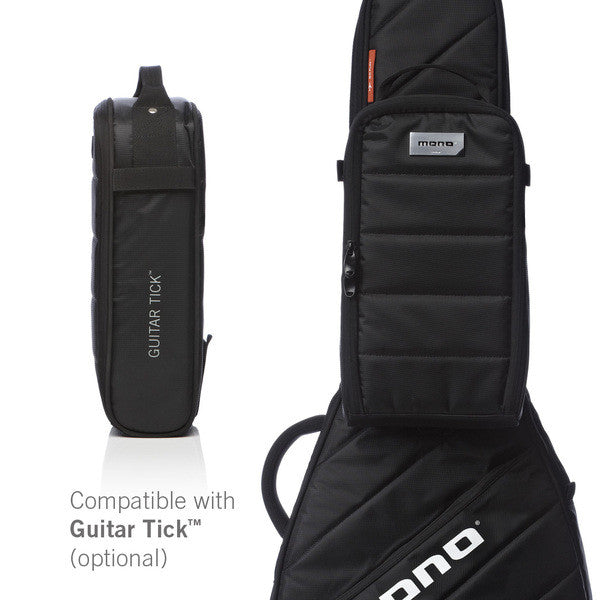 Mono M80 Vertigo Semi-Hollow Hybrid Case - Jet Black - M80-VHB-BLK - Available at Lark Guitars