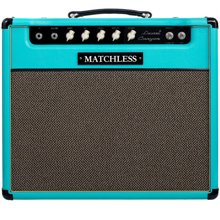 Matchless Laurel Canyon w/Reverb 1x12 Combo  - Turquoise w/Gold Grill