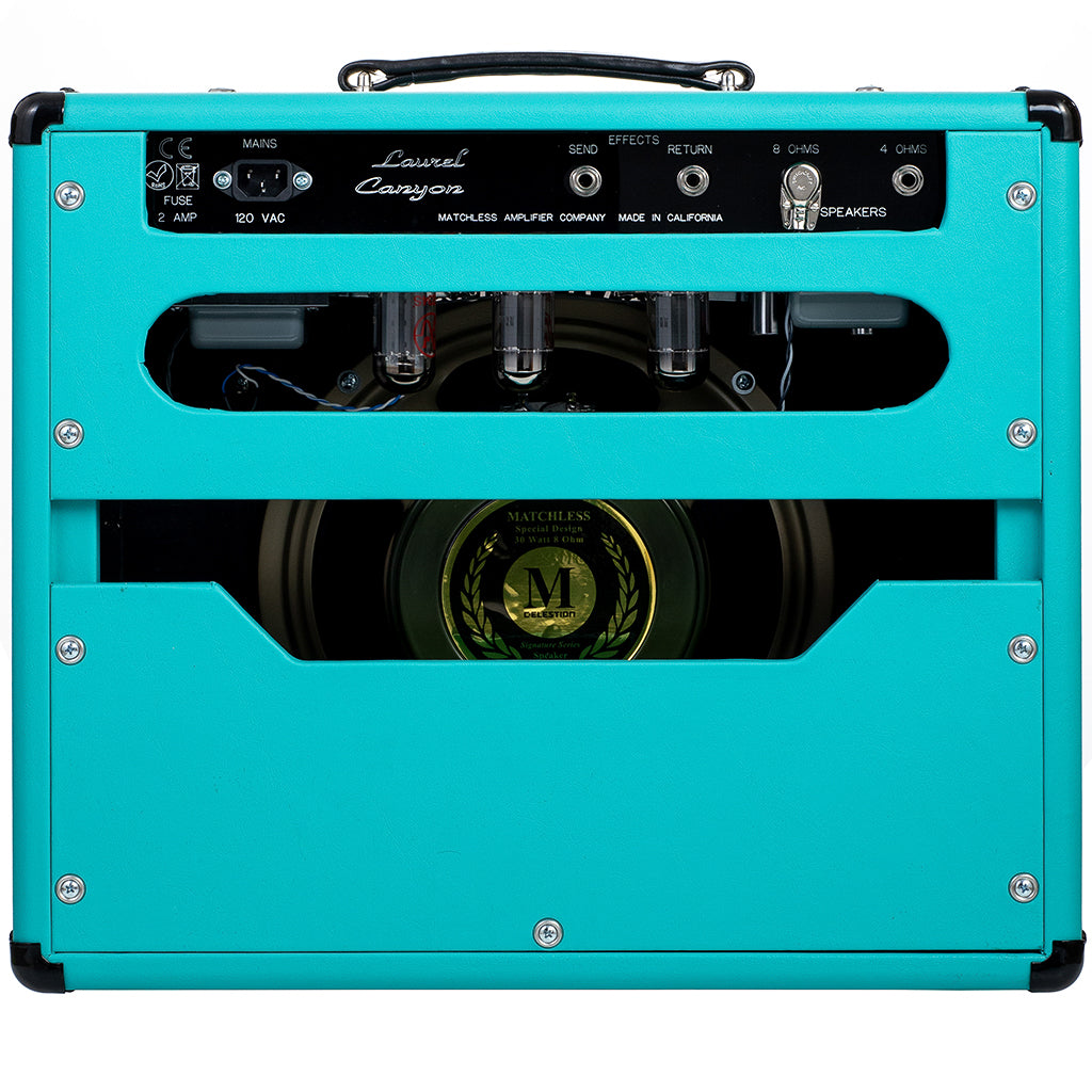 Matchless Laurel Canyon w/Reverb 1x12 Combo  - Turquoise w/Gold Grill