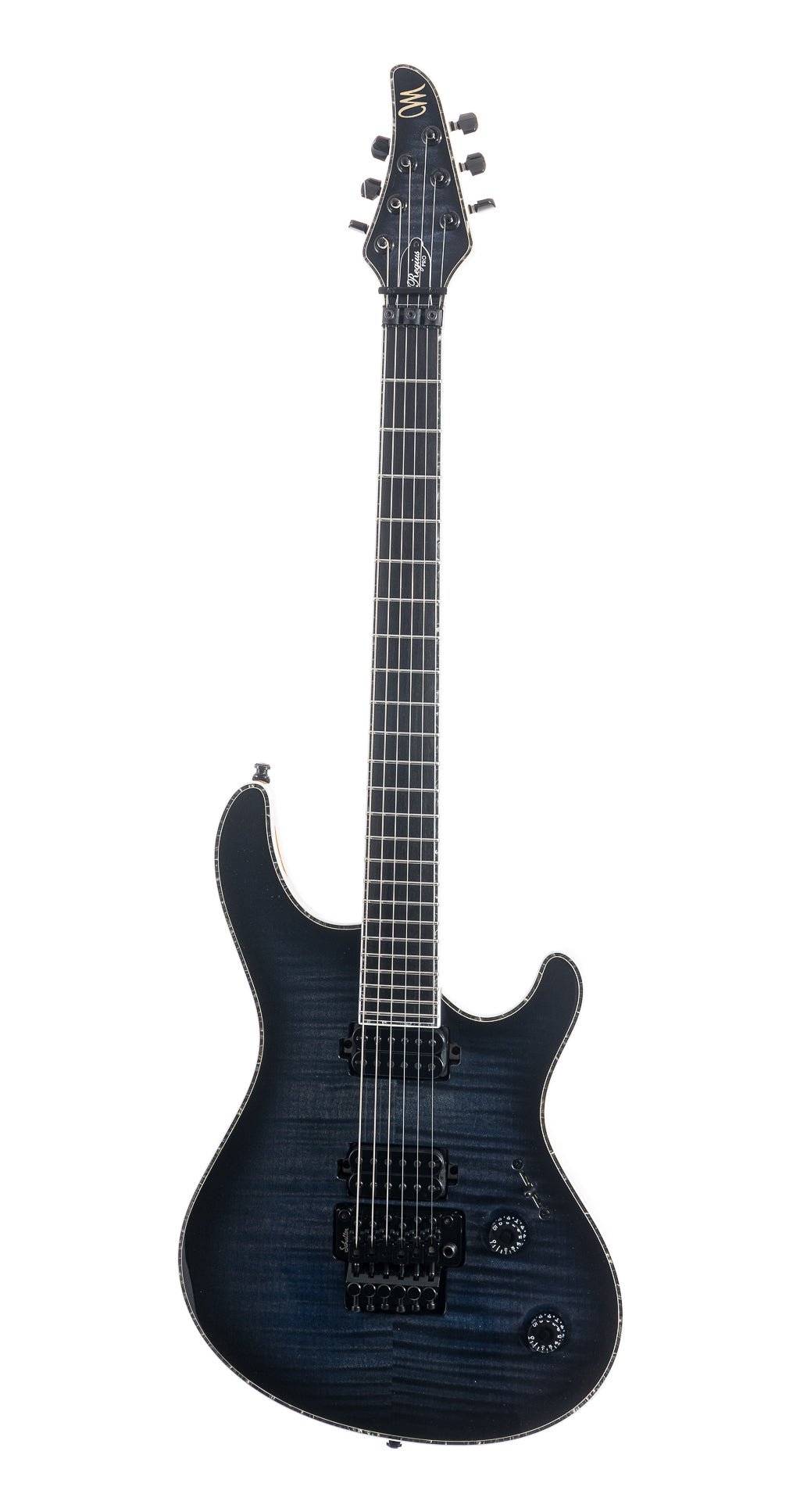 Mayones Regius PRO 6 Flame Top - Dirty Blue Burst (209)