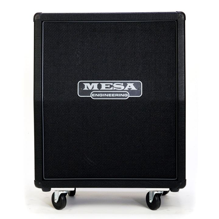 Mesa Boogie 2x12 Recto Vertical Slant Cabinet - Black Bronco with Black Grille
