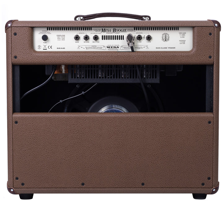 Mesa Boogie California Tweed 1x12 Combo - Coco Bronco, Private Reserve Flame Walnut Front Panel, Wicker Grille