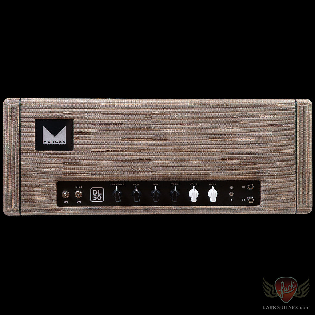 Morgan Amplification Custom Shop DL50 Head - Driftwood (15XA) - Available at Lark Guitars