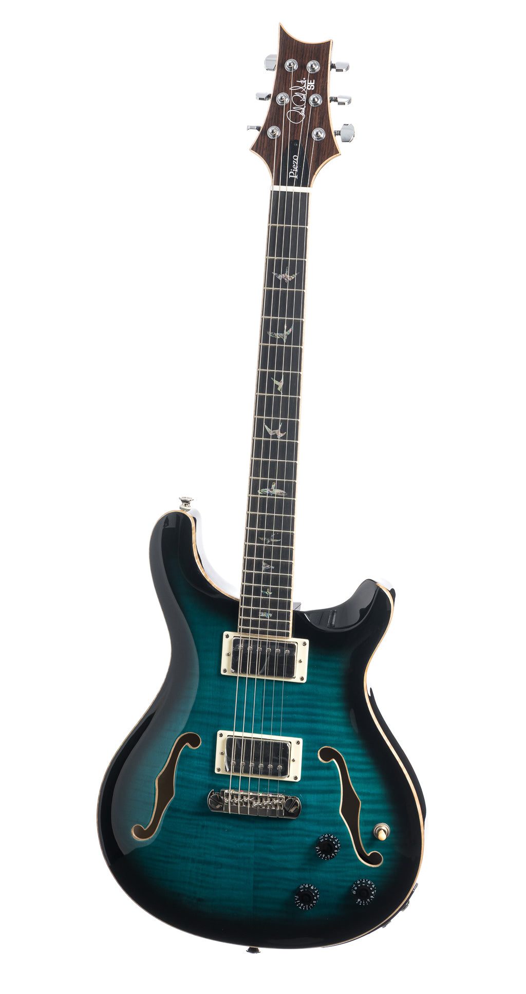 PRS SE Hollowbody II Piezo - Peacock Blue (476)