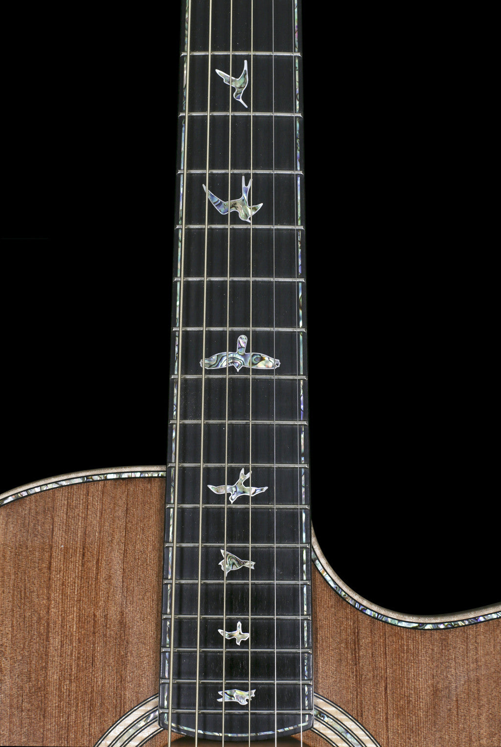PRS Private Stock #5043 Angelus Cutaway Tunnel 13 Siskiyou Redwood & Malaysian Blackwood - Natural (360) - Available at Lark Guitars