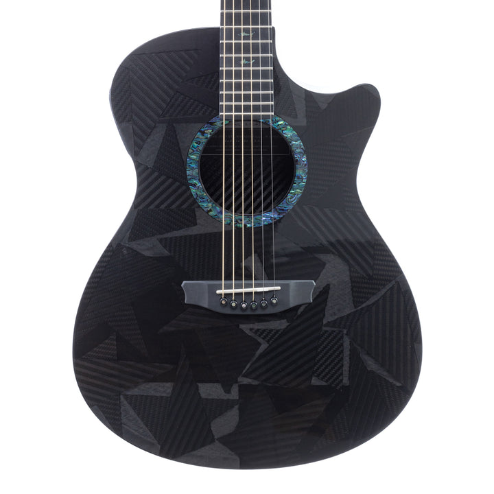 RainSong Black Ice Series BI-OM1000N2 OM Slim Body Cutaway Acoustic Electric (702)
