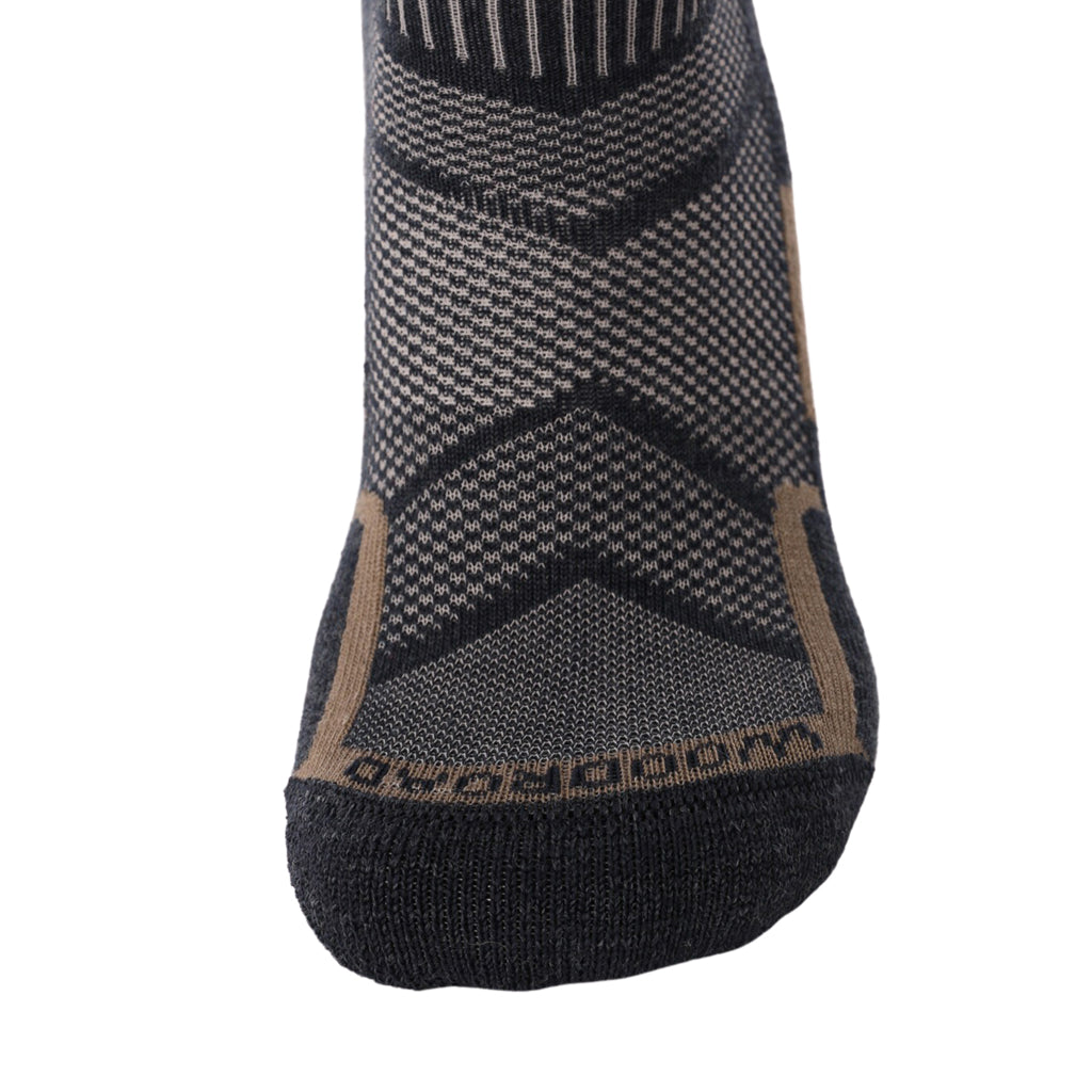 Woodroad Gear Co. Sheeple Merino Ankle Socks - Deep Water Blue