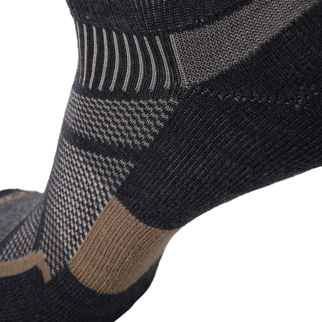 Woodroad Gear Co. Sheeple Merino Ankle Socks - Deep Water Blue