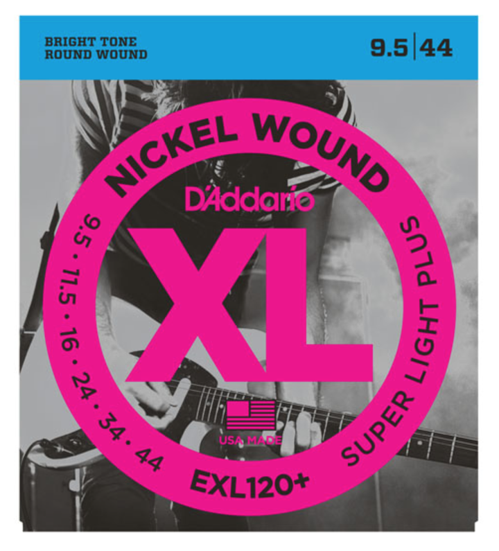 D'Addario EXL120+ Nickel Wound Super Light Plus Electric Strings 9.5-44 - Available at Lark Guitars