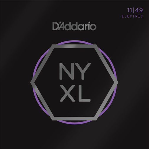 D'Addario NYXL1149 Nickel Wound Medium Electric Strings 11-49 - Available at Lark Guitars