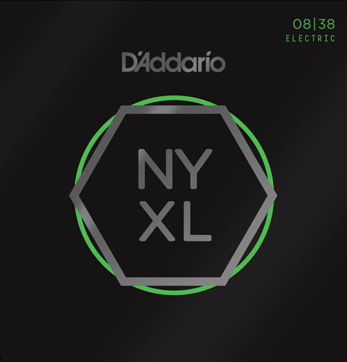 D'Addario NYXL0838 Nickel Wound Extra Super Light Electric Strings 8-38 - Available at Lark Guitars
