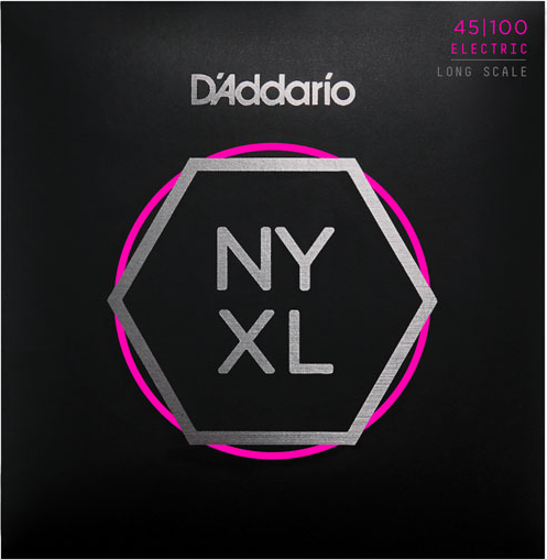 D’Addario NYXL45100 Nickel Wound Regular Light Bass Strings 45-100 - Available at Lark Guitars