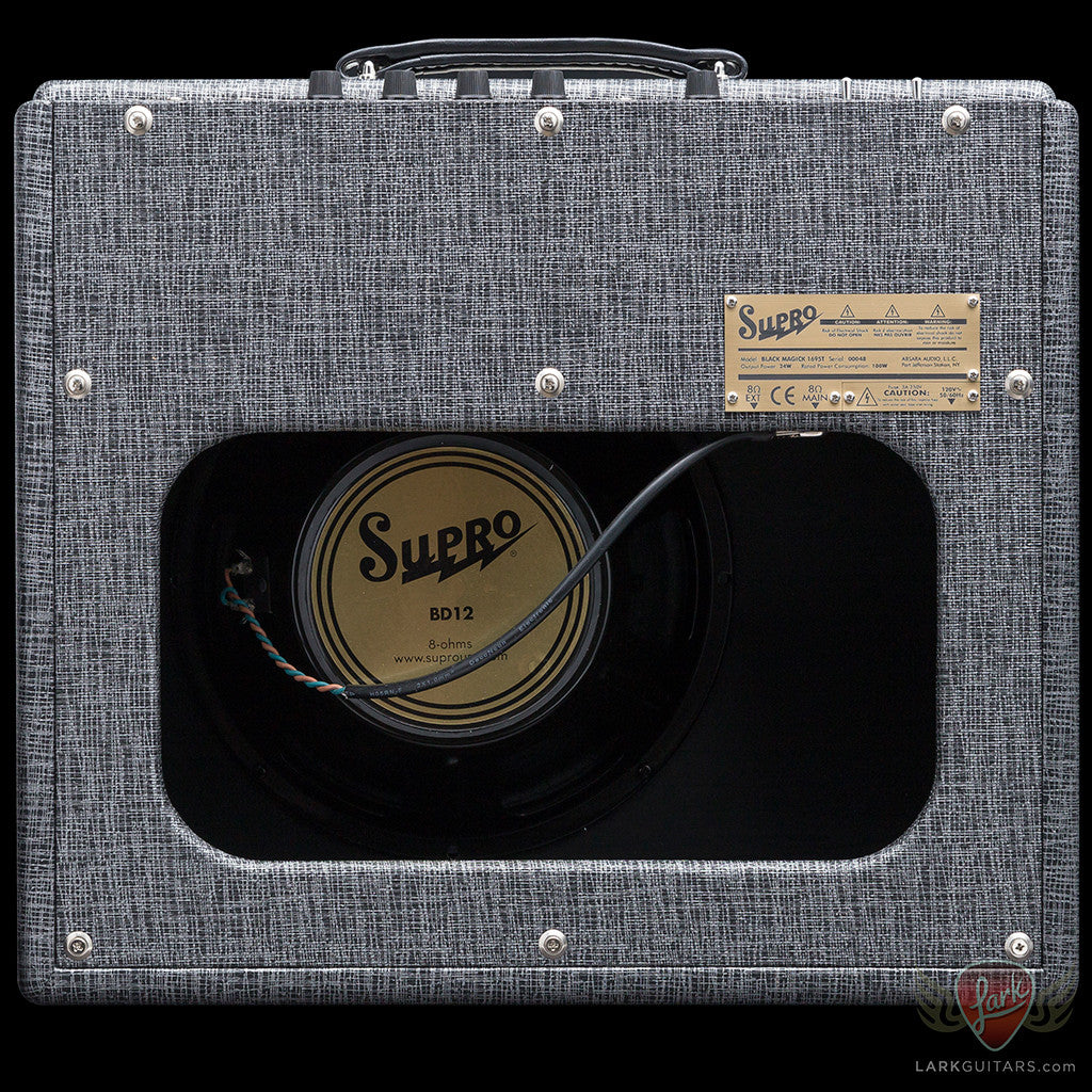 Supro 1695T Black Magick 1x12 Combo (048), Supro - Lark Guitars