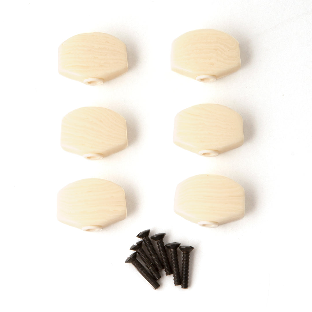 PRS Phase III Tuner Buttons - Faux-Bone (Set of 6)