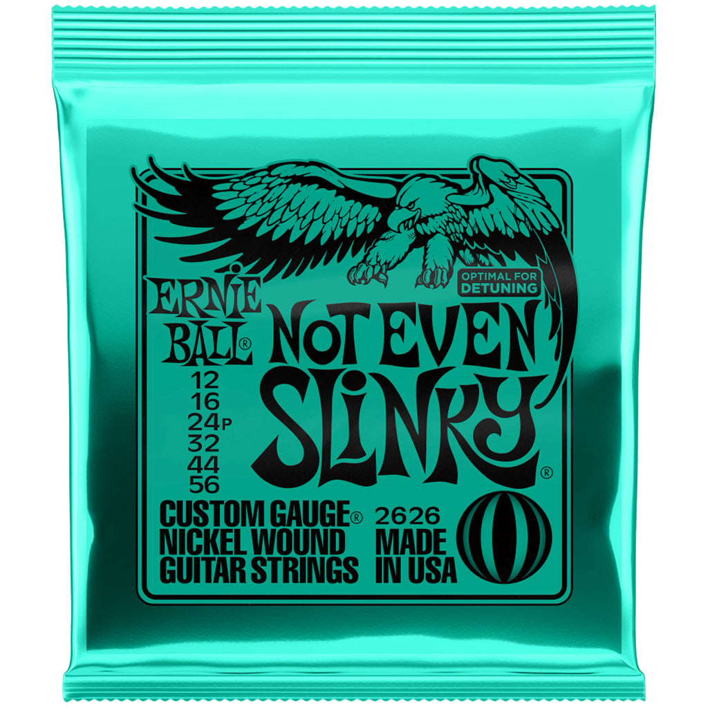Ernie Ball 2626 Not Even Slinky Nickel Wound Electric Guitar Strings - 12-56