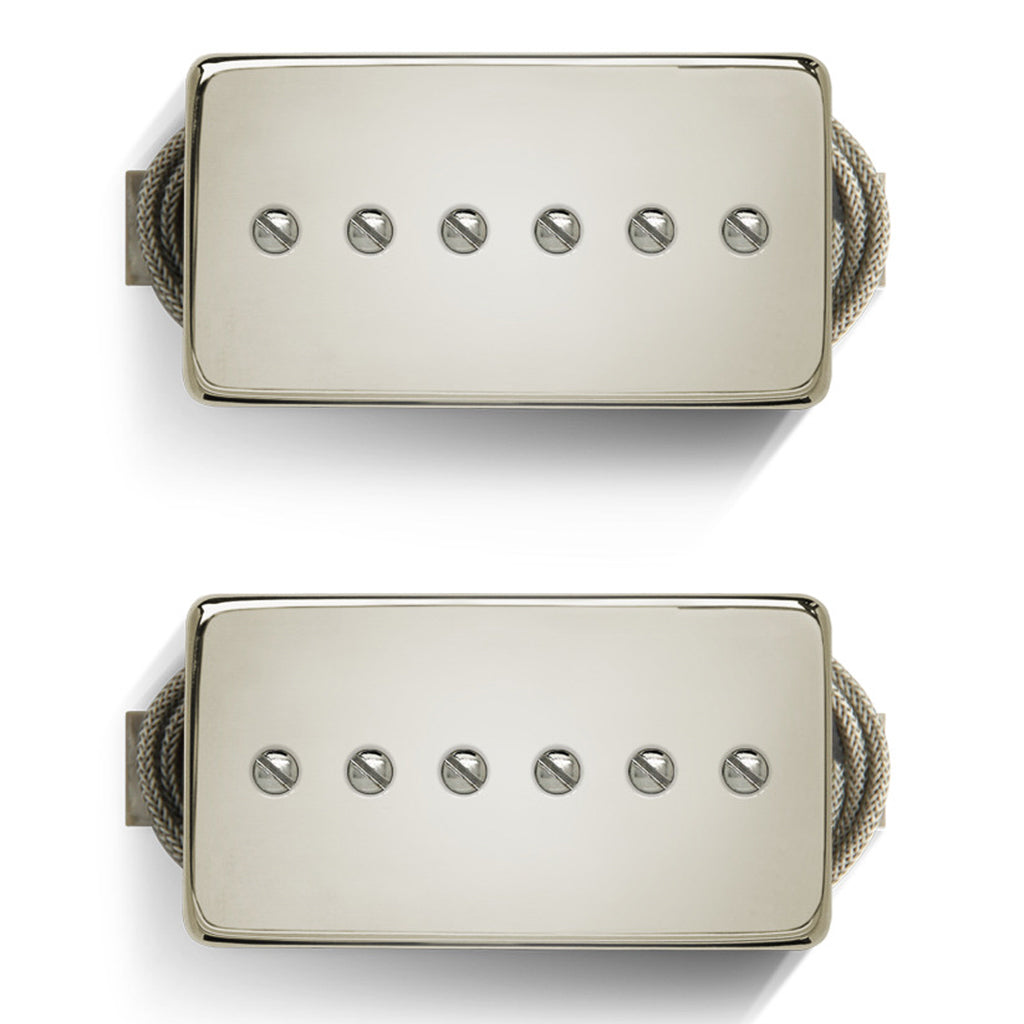 Bare Knuckle Mississippi Queen P90 Set, Humbucker Spaced - Chrome Cover