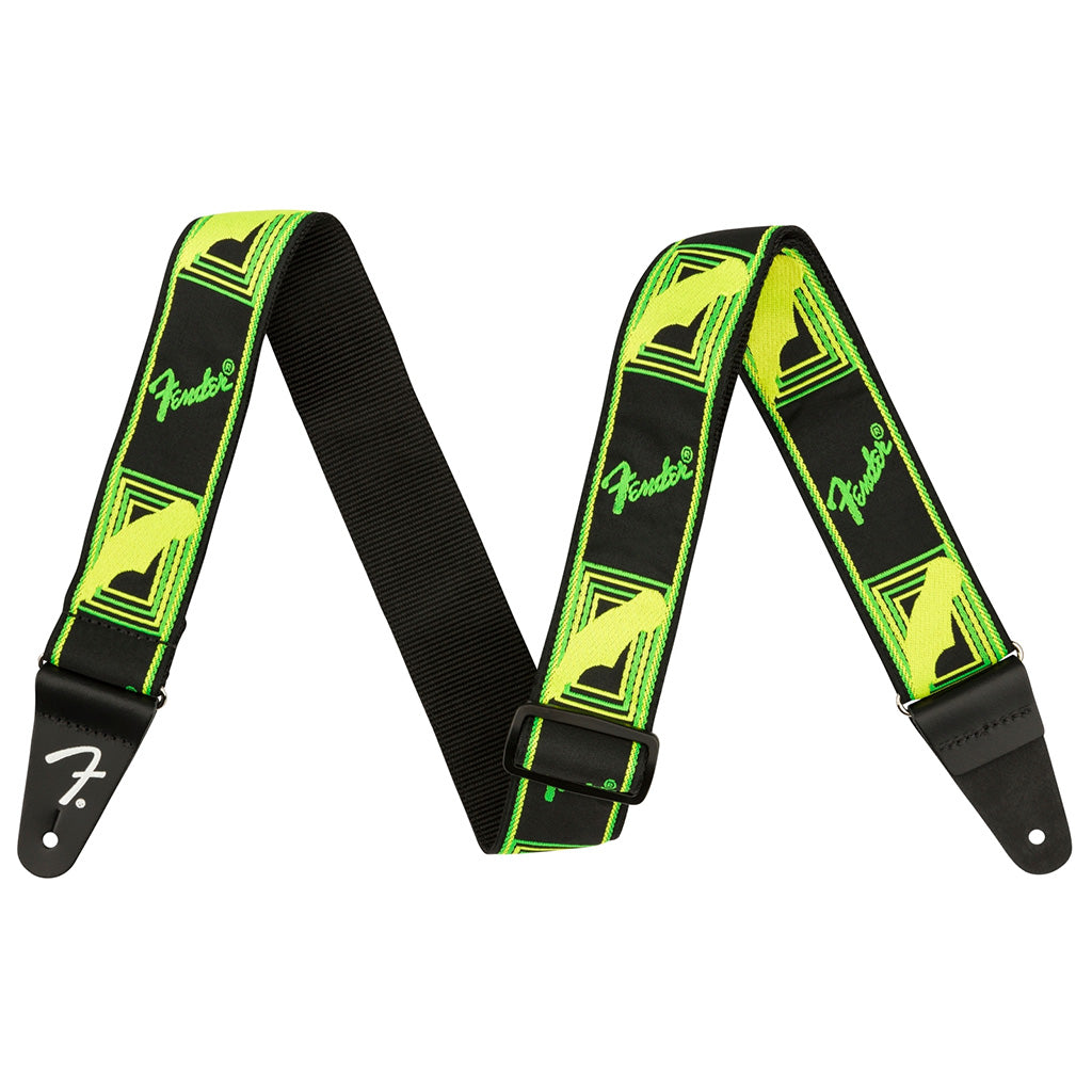 Neon Monogrammed Strap - Purple/Yellow