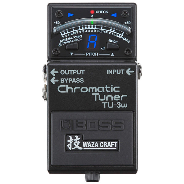 ベース BOSS TU-3W Waza Craft Chromatic Tuner Boss TU-3W Waza Craft Chromatic Tuner – Lark Guitars