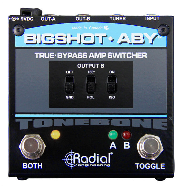 Radial BigShot ABY True-Bypass Switcher - Available at Lark Guitars