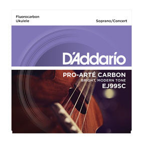 D'Addario EJ99SC Pro-Arte Carbon Soprano/Concert Ukulele Strings - Available at Lark Guitars