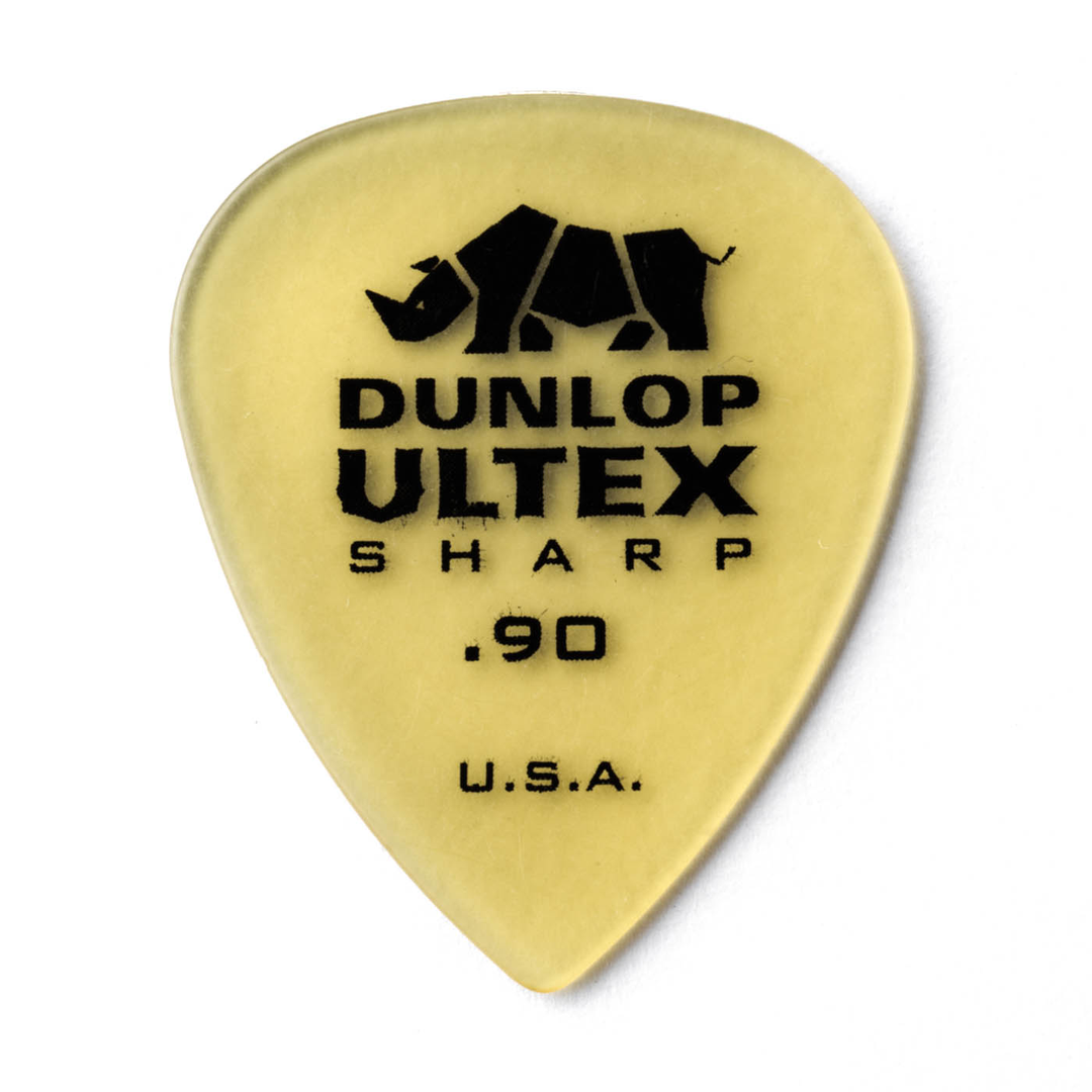 Dunlop Ultex 433P Ultex Sharp Guitar Pick .90mm - 6 Pack