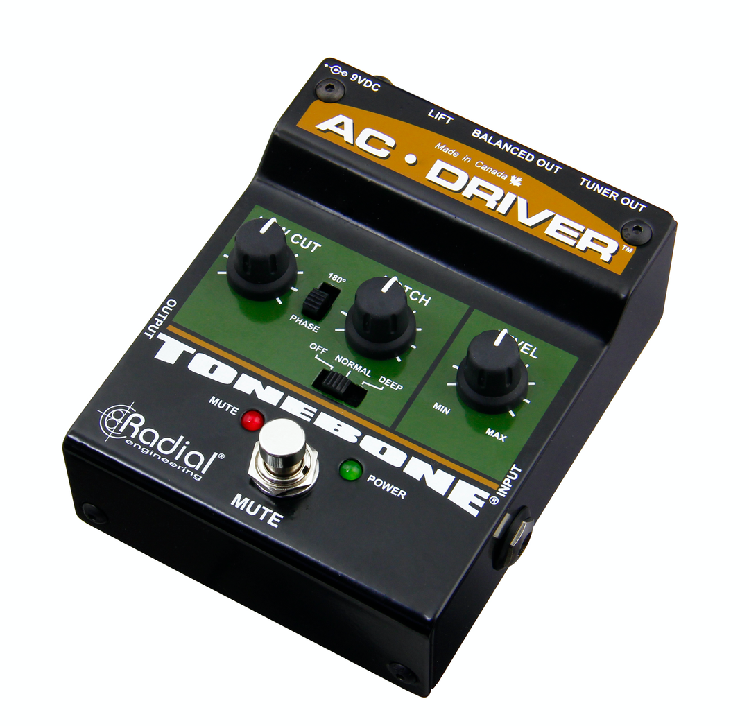 Radial AC Driver - Acoustic Instrument Preamp w/low Cut and Notch Filter
