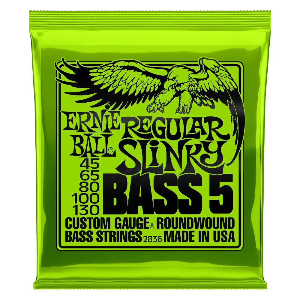 Ernie Ball 2836 Regular Slinky Bass 5 Strings - 45-130