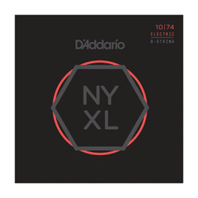 D'Addario NYXL1074 Nickel Wound 8-String Electric Set