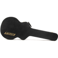 Gretsch G6298 16" Hollow Body Flat Top Hardshell Case, 12-String - Black