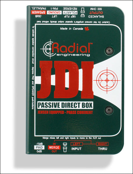 Radial JDI Passive Direct Box - Available at Lark Guitars