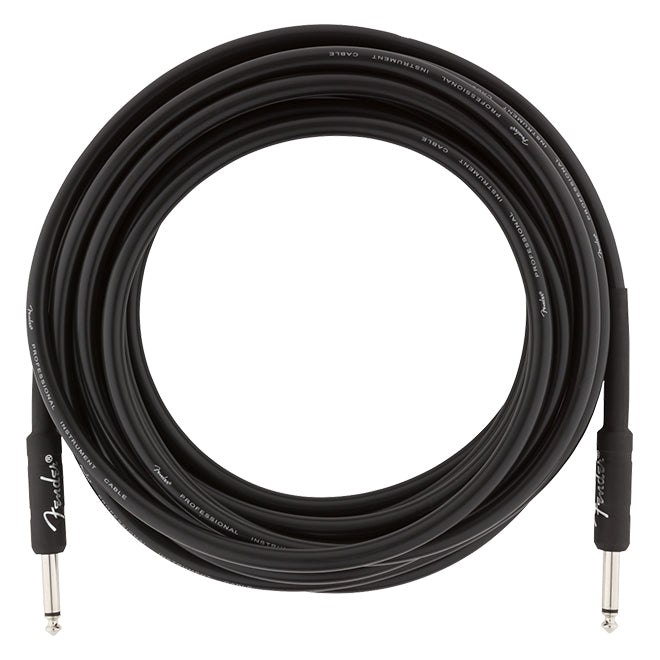 Fender Professional Series Instrument Cable 18.6' - Black