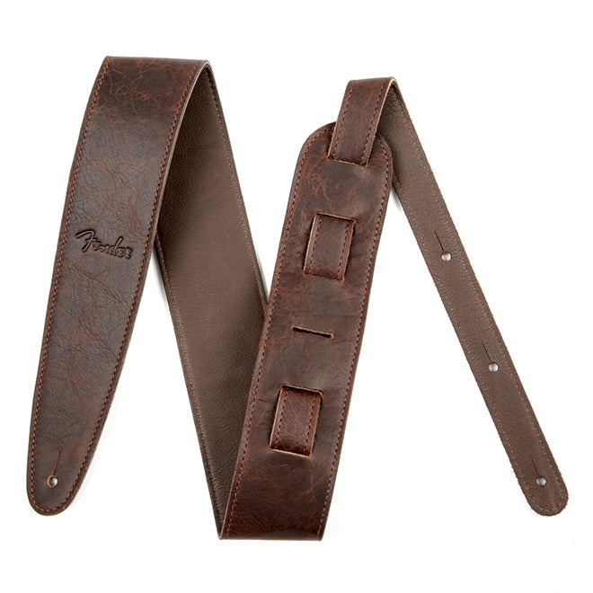 Fender Artisan Crafted Leather Strap, 2.5" - Brown