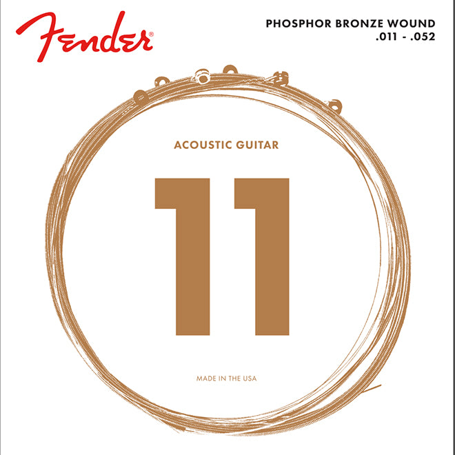Fender 60CL Phosphor Bronze Light Acoustic Strings .011-.052