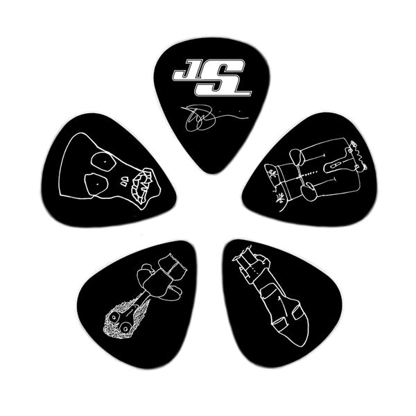 Planet Waves Joe Satriani Guitar Picks - Black - 10-Pack - Medium - Available at Lark Guitars
