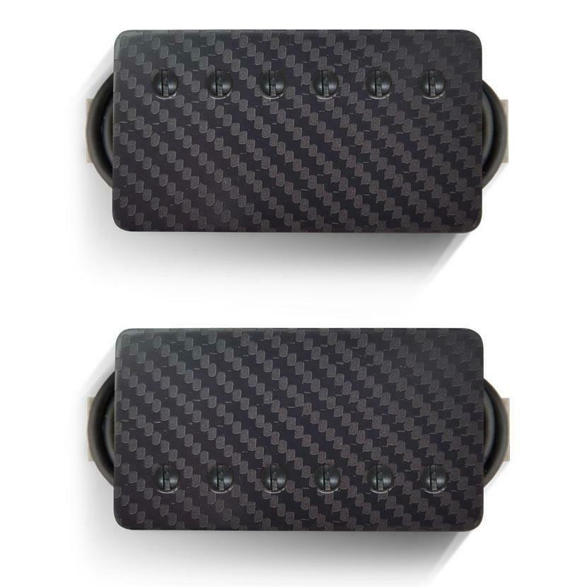 Bare Knuckle Ragnarok Humbucker - Carbon Fibre Tattoo Cover