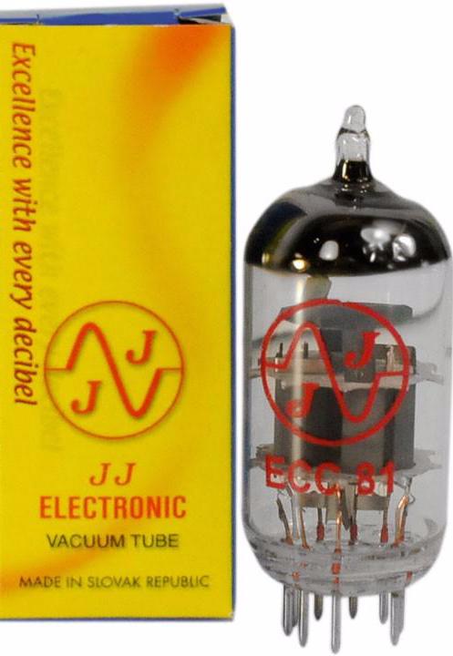 JJ Electronic ECC81 / 12AT7 Preamp Tube - ECC81 - Available at Lark Guitars